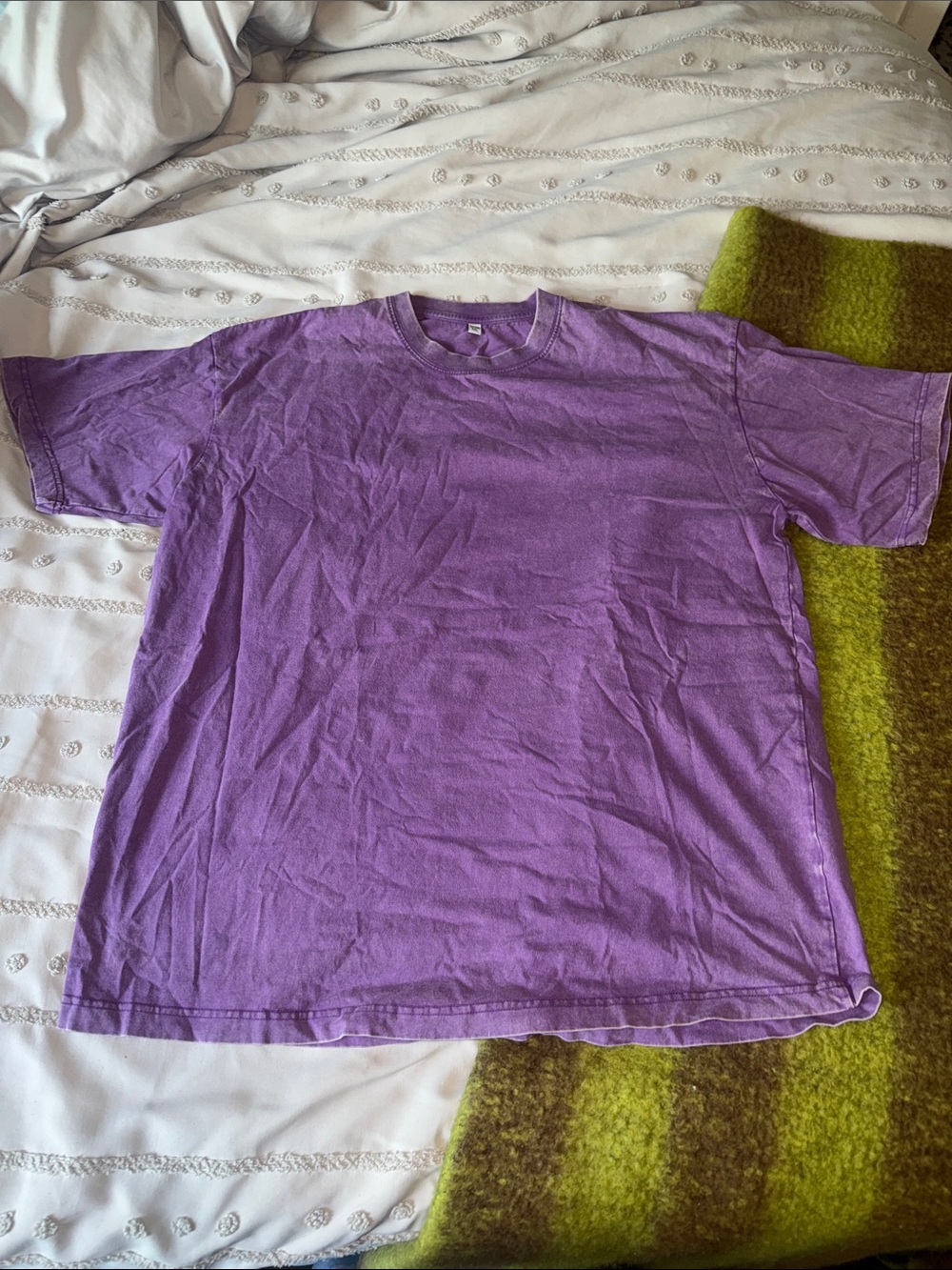 Classic Purple Crewneck T-Shirt - Men's